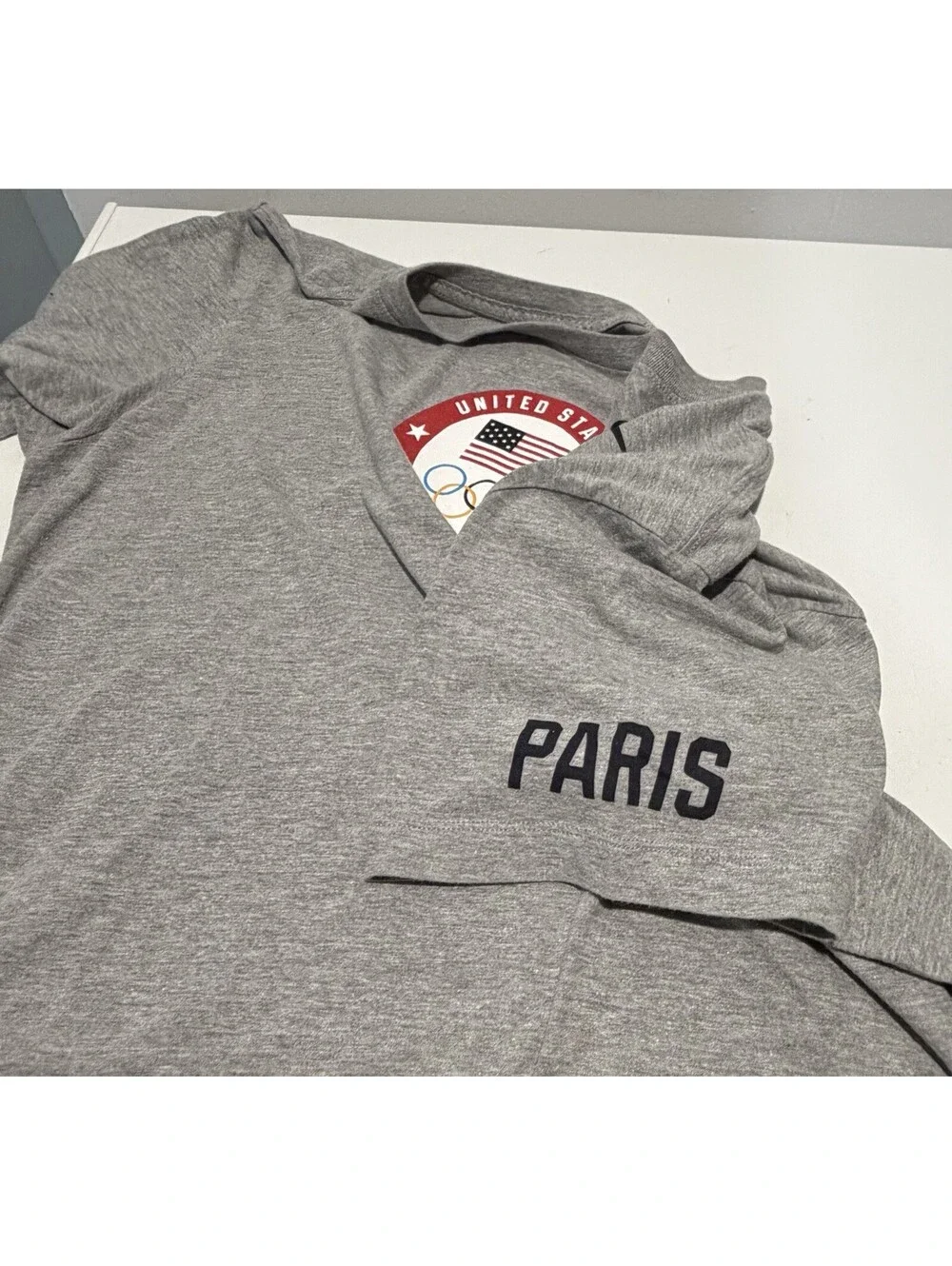 Mens The Nike Tee Size Large Gray United States Olympic Team Print